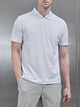 Technical Zip Polo Shirt in White