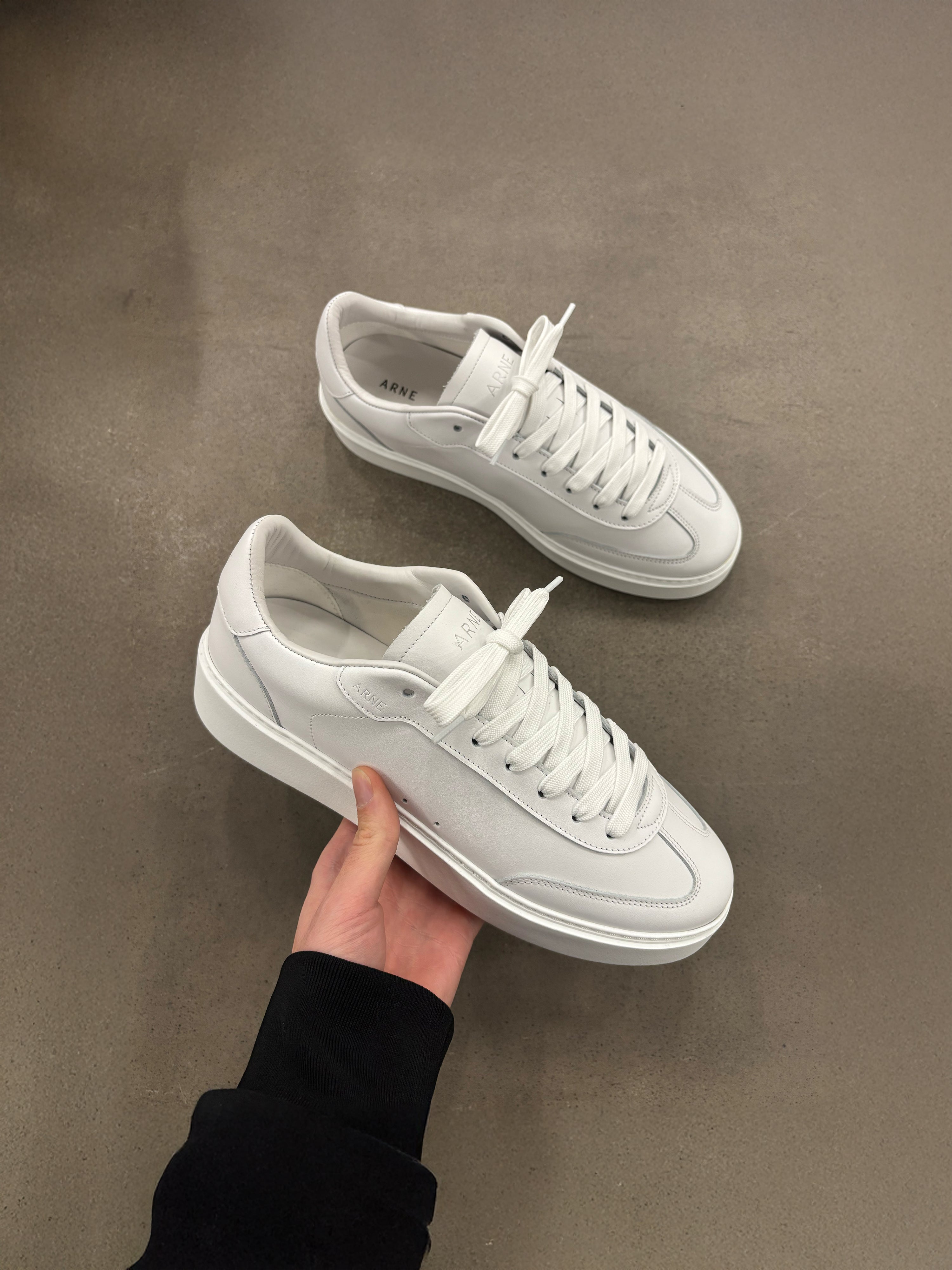Tennis Trainer in Triple White