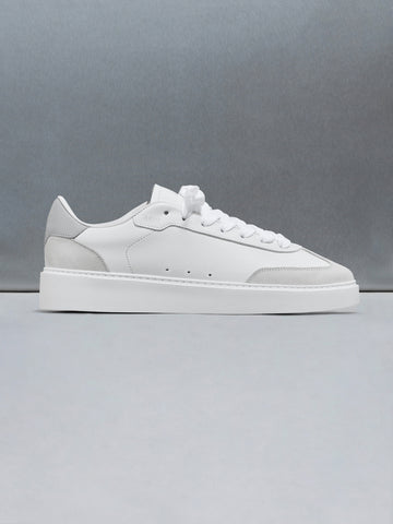 Tennis Trainer in White Grey