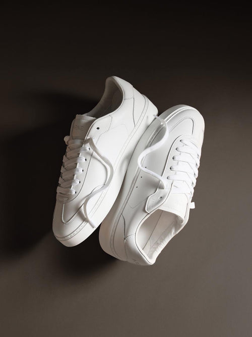 Tennis Trainer in Triple White
