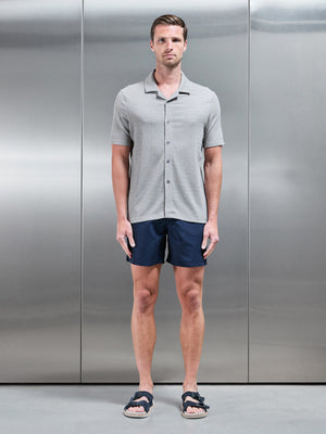 To The Beach Revere Collar Shirt in Stone