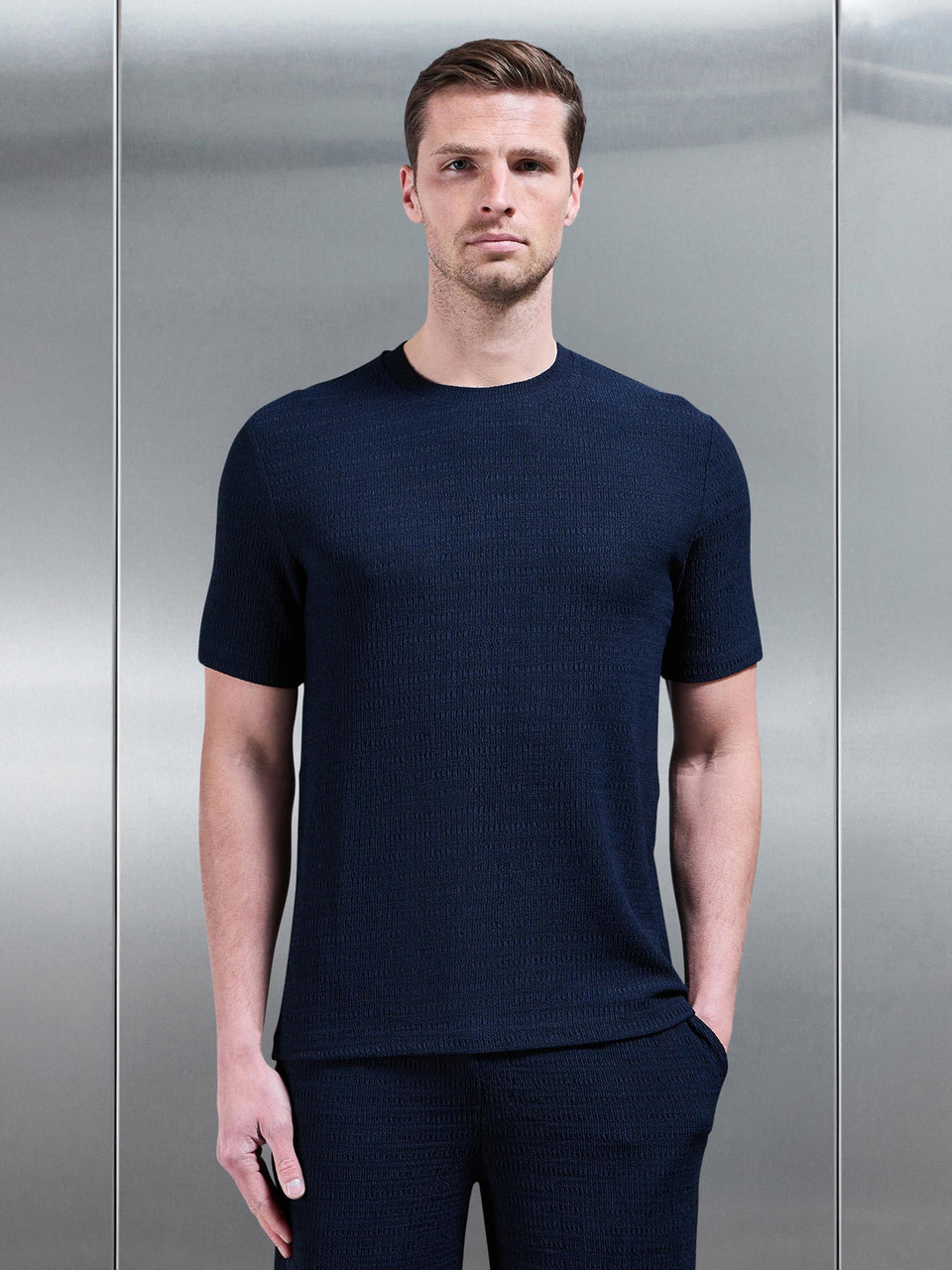 To The Beach T-Shirt in Navy