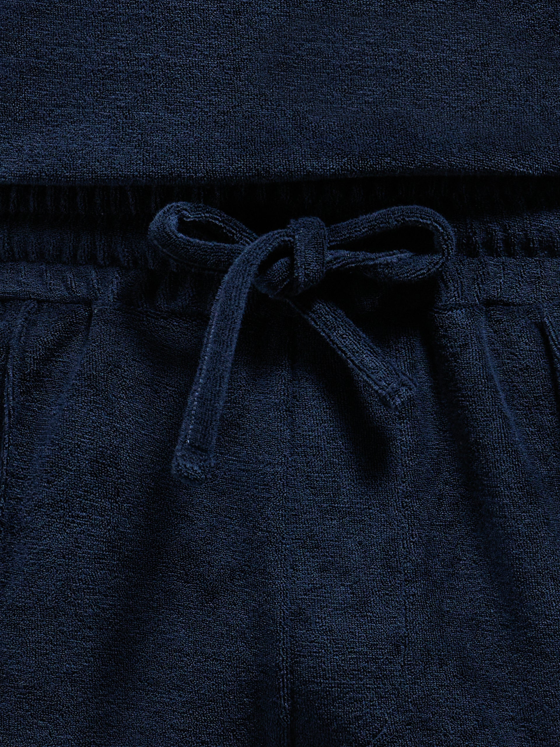 Towelling Short in Navy