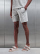 Towelling Short in Stone