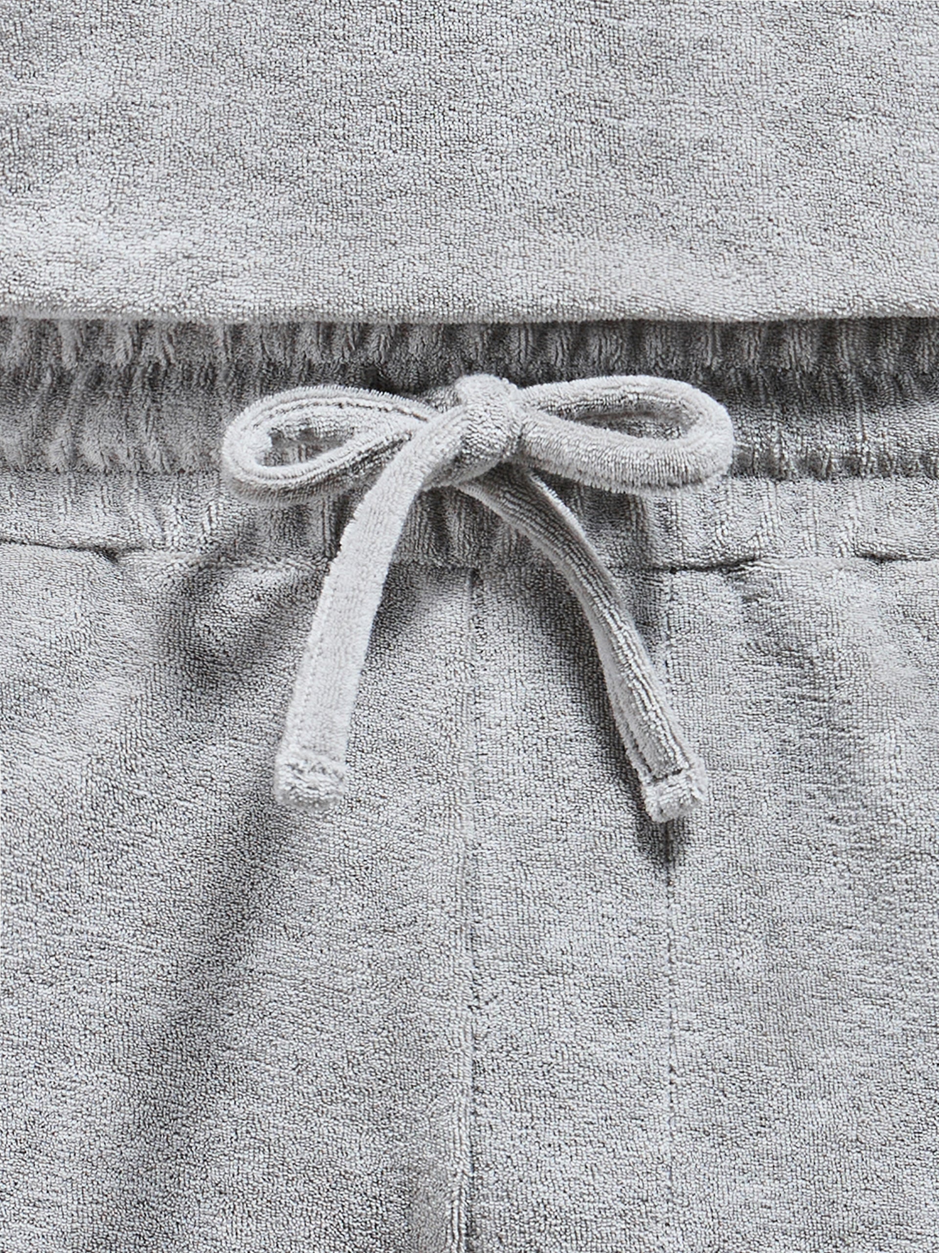 Towelling Short in Stone