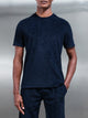 Towelling T-Shirt in Navy