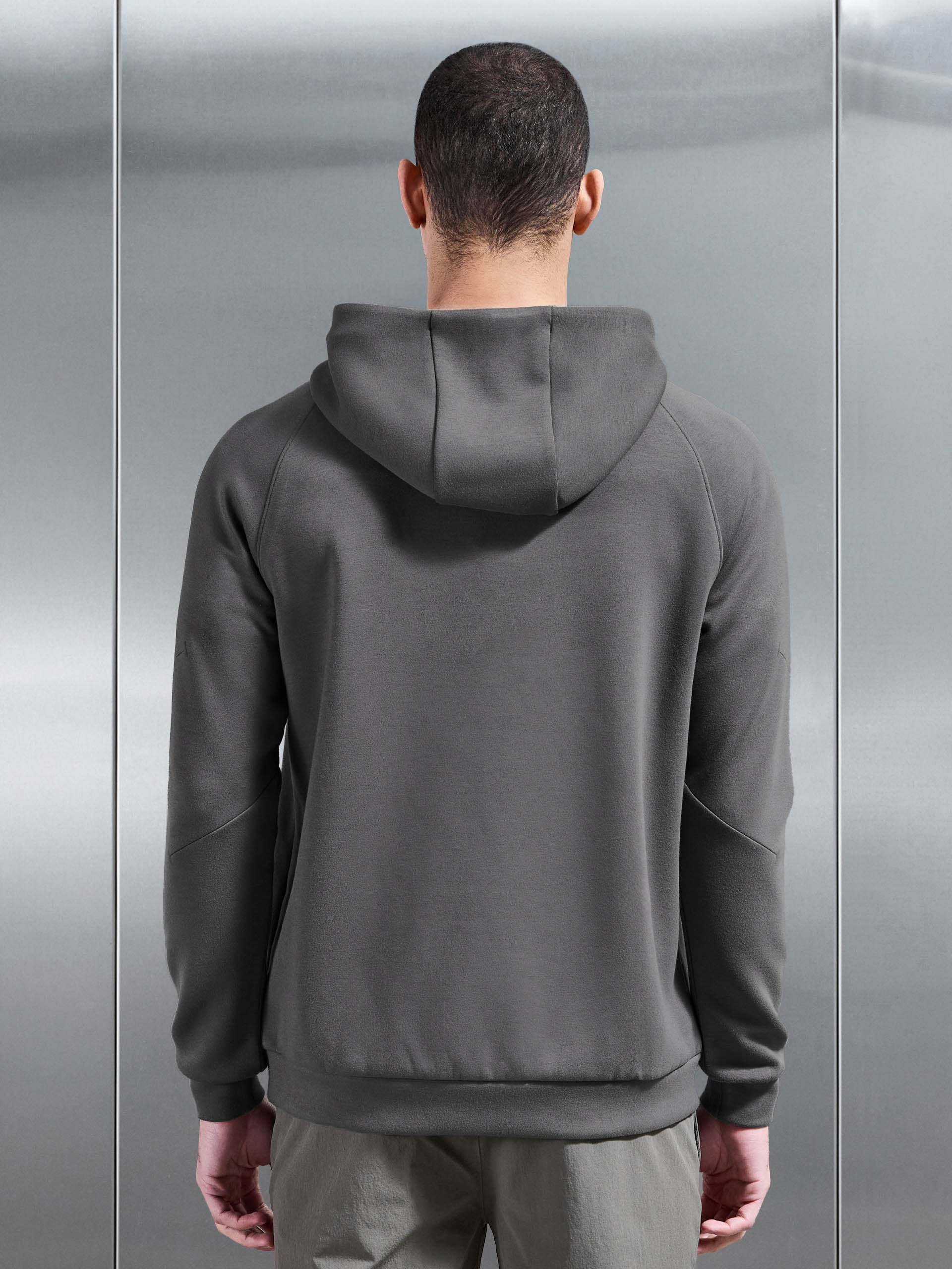 Trail Hybrid Hoodie in Grey
