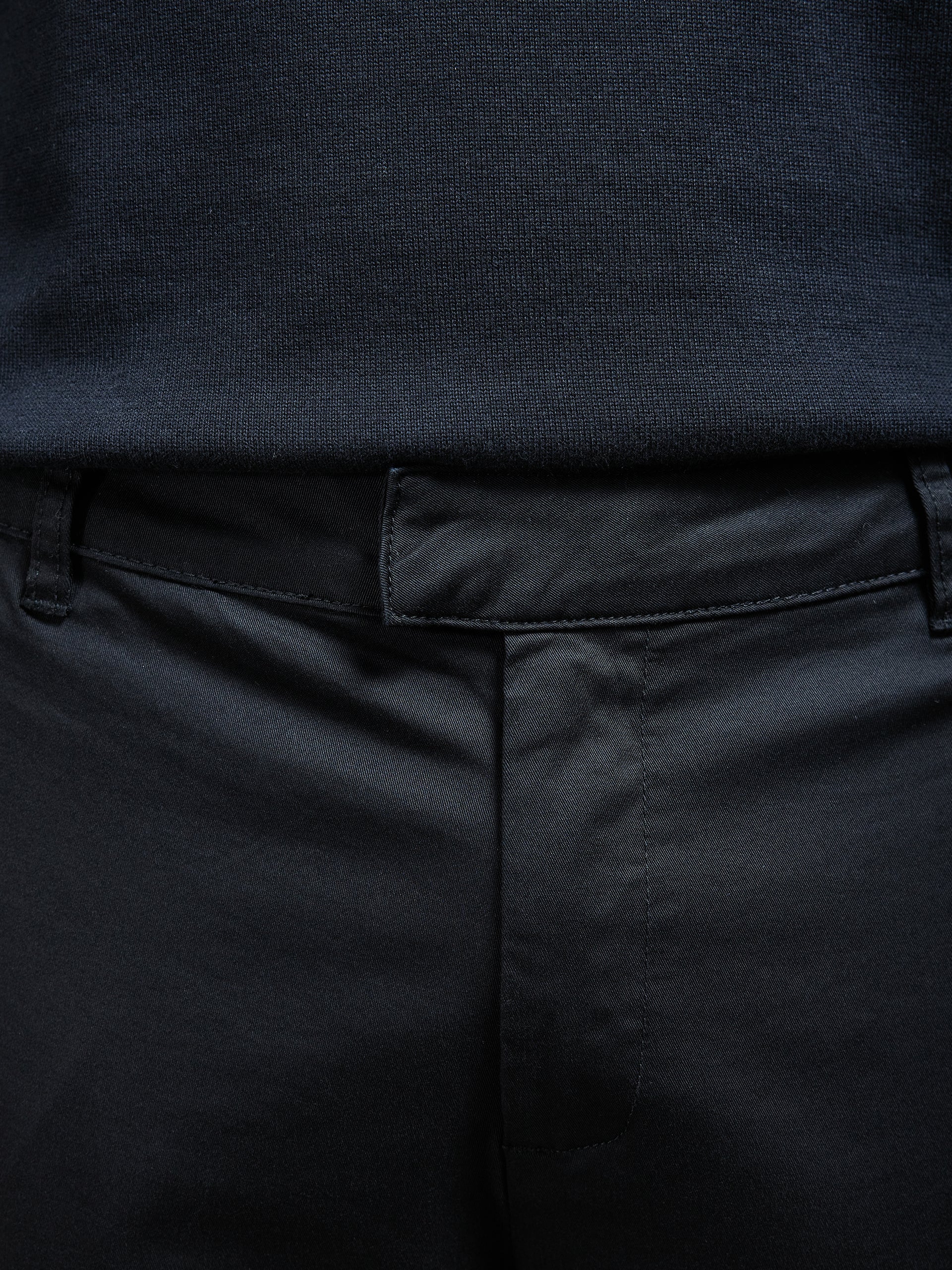 Tailored Chino Trouser in Black