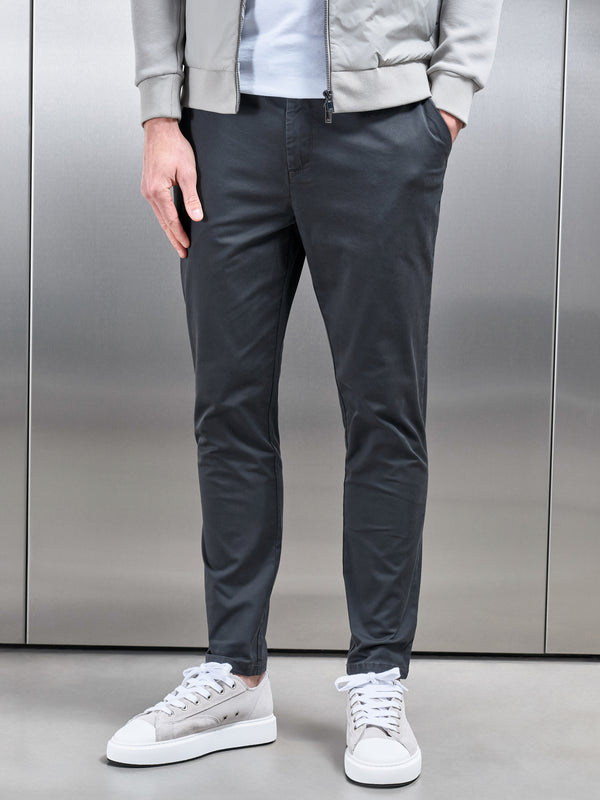 Slim Fit Chino Trouser in Grey