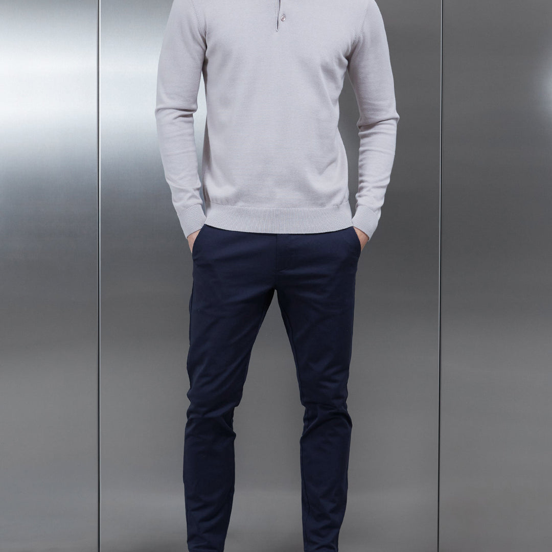 Slim Fit Chino Trouser in Navy