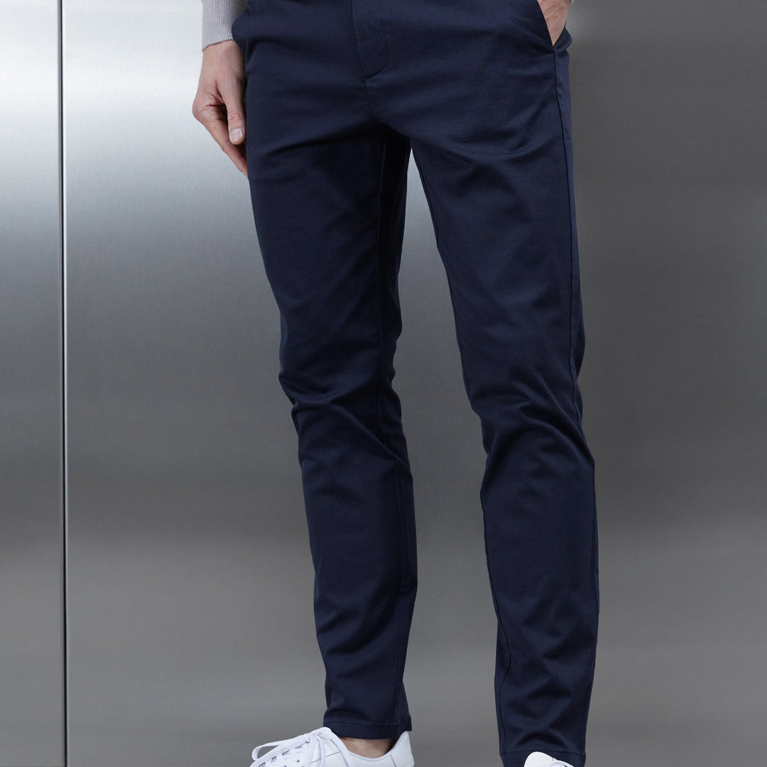 Slim Fit Chino Trouser in Navy