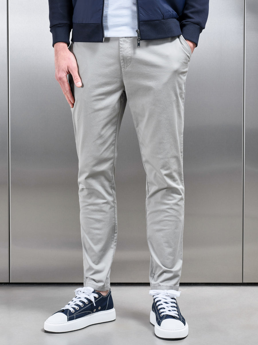 Slim Fit Chino Trouser in Stone