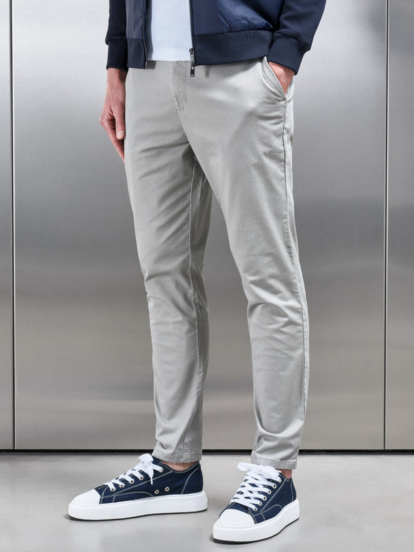 Slim Fit Chino Trouser in Stone