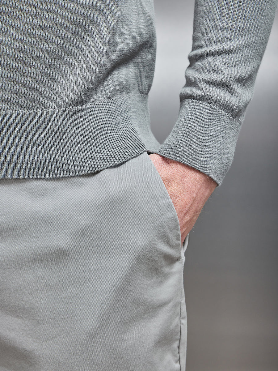 Tailored Chino Trouser in Stone