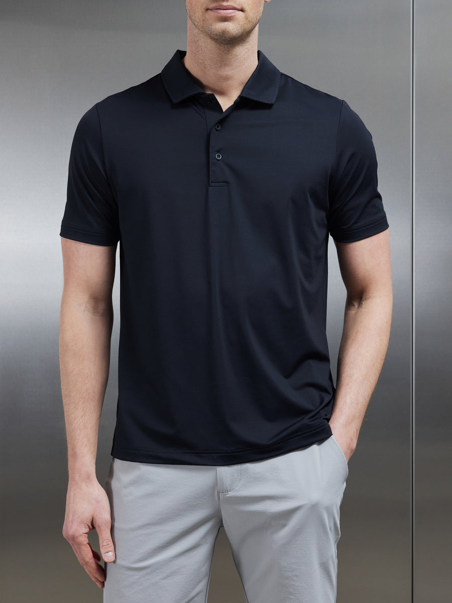 Golf Technical Polo Shirt in Navy