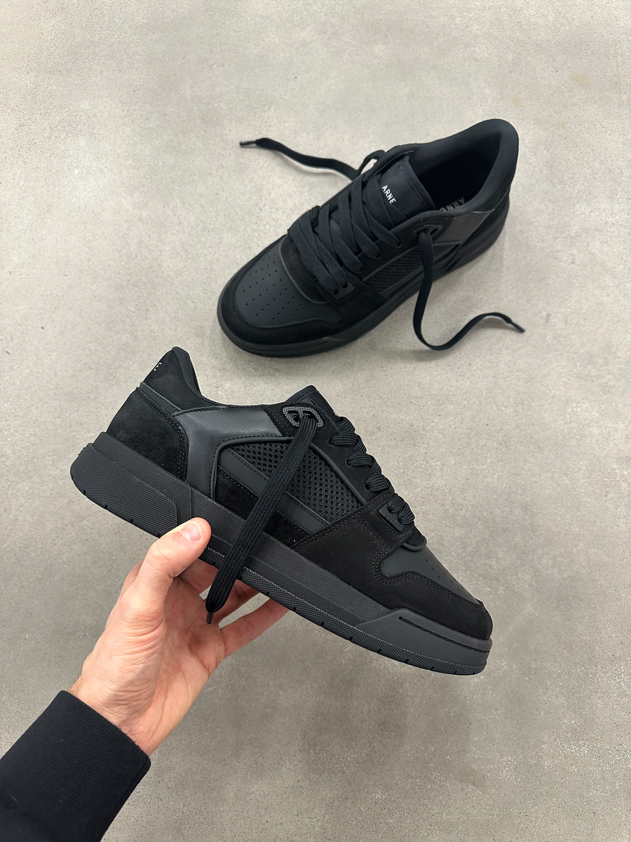 Basket Trainer in Triple Black