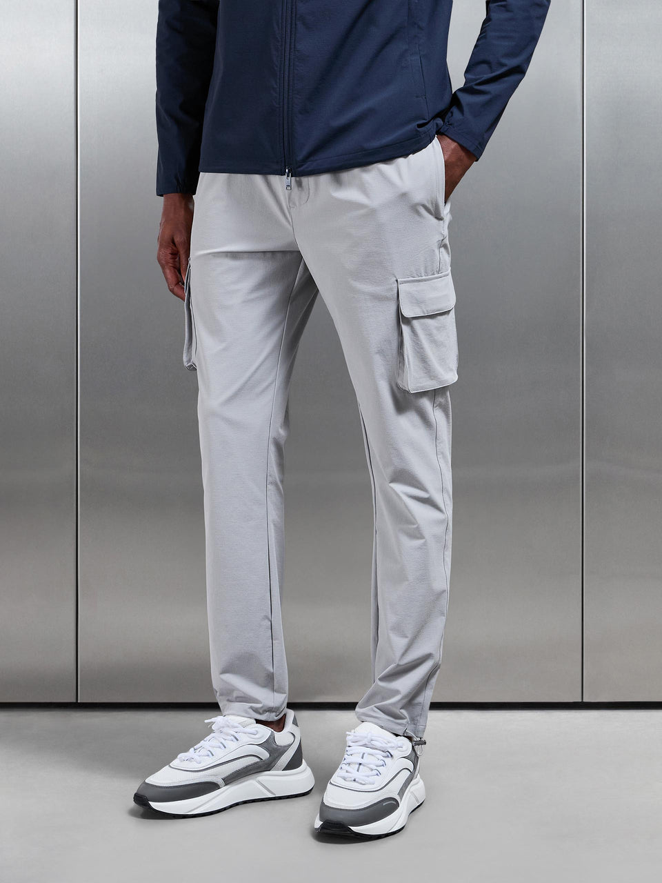 Utility Cargo Pant in Mid Grey