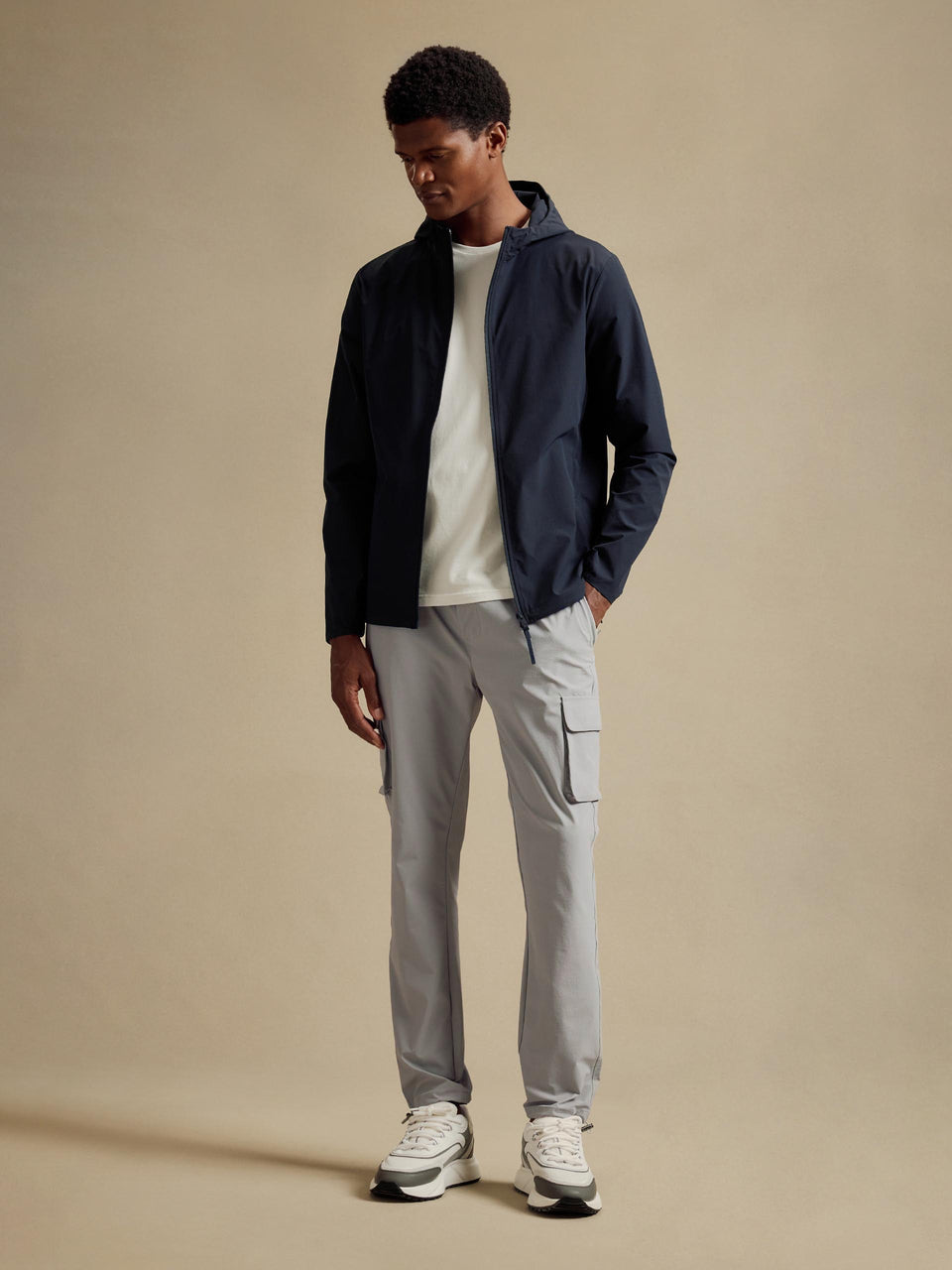 Utility Cargo Pant in Mid Grey