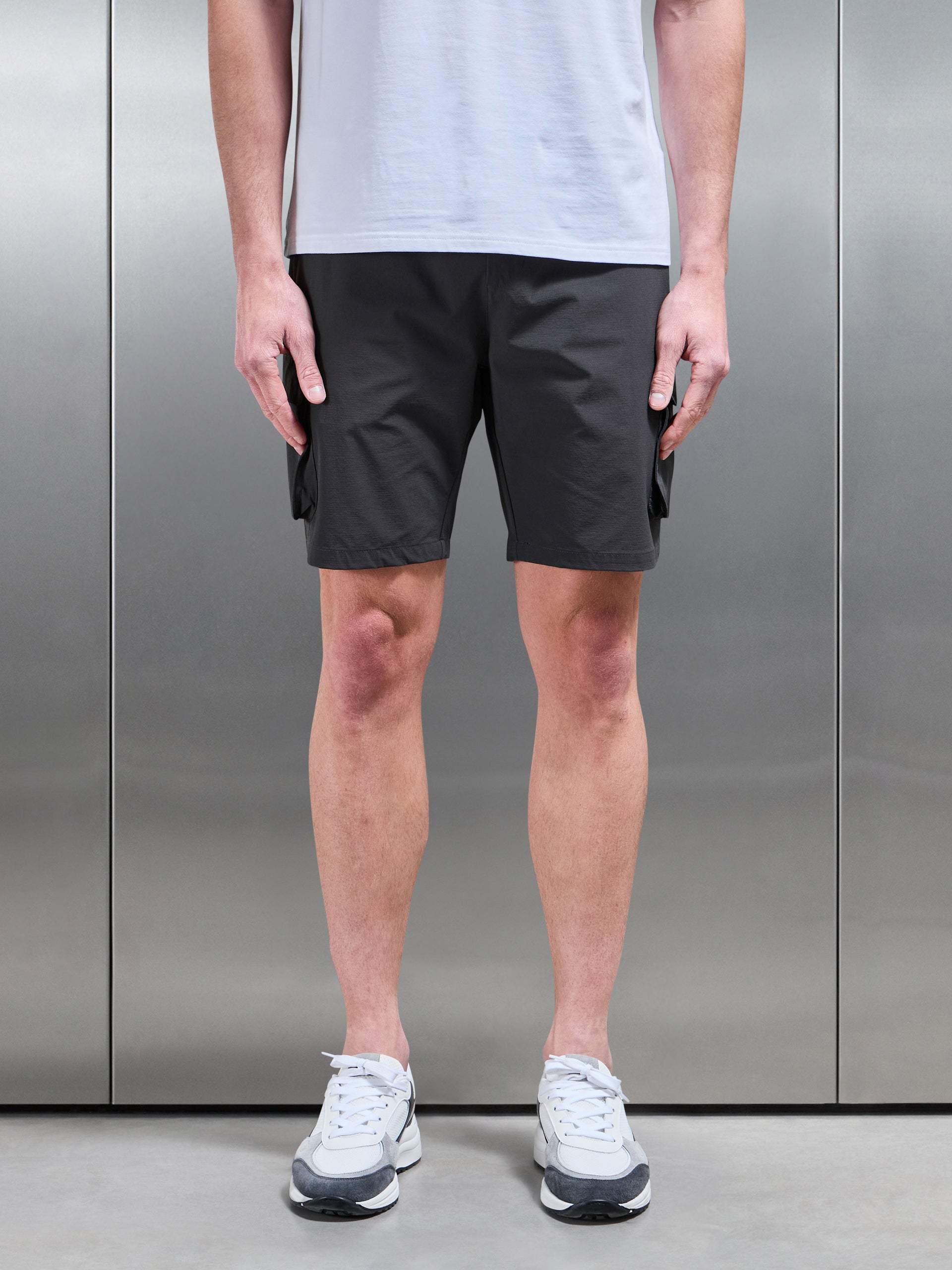 Utility Cargo Short in Grey