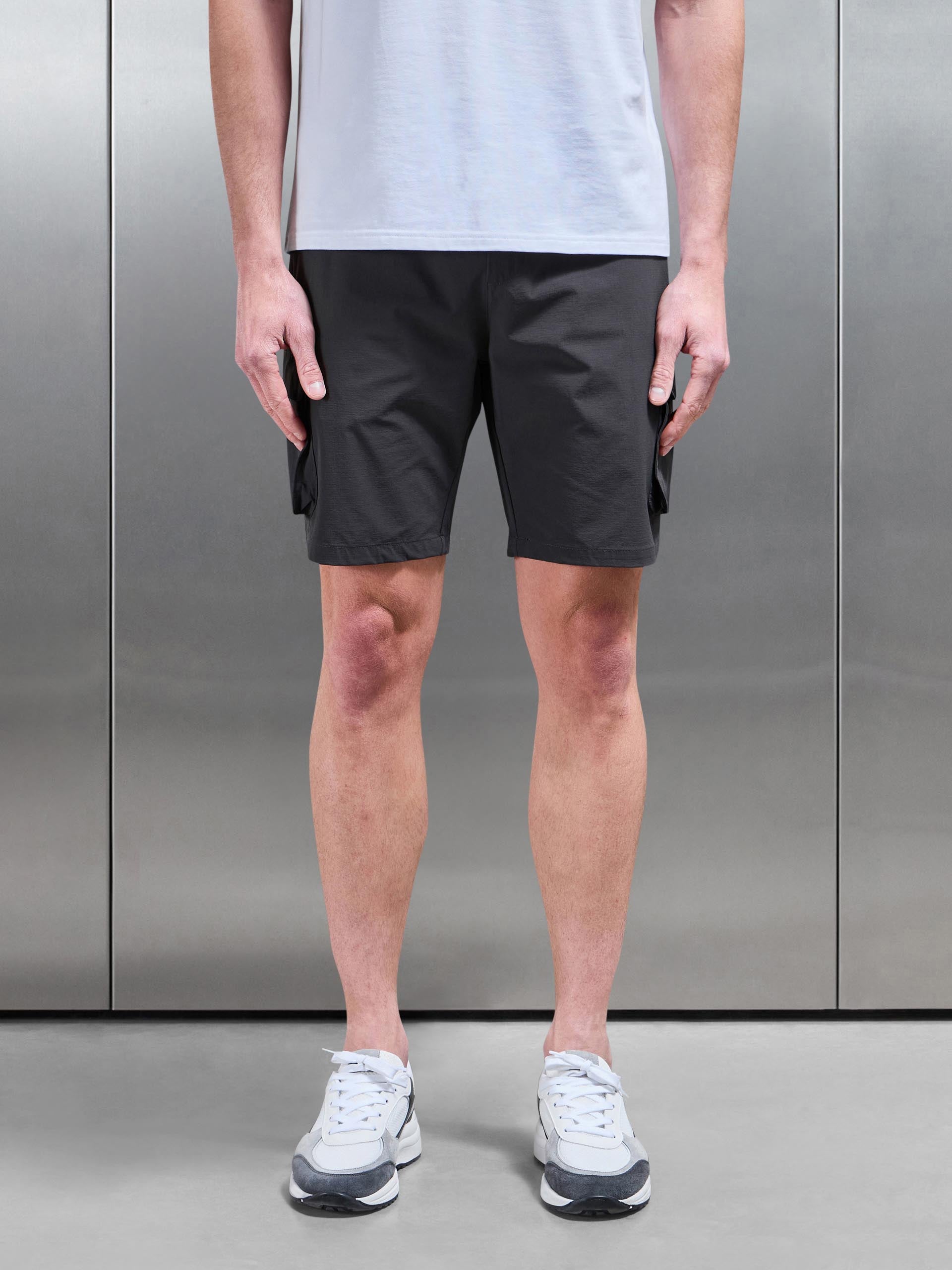 Utility Cargo Short in Grey