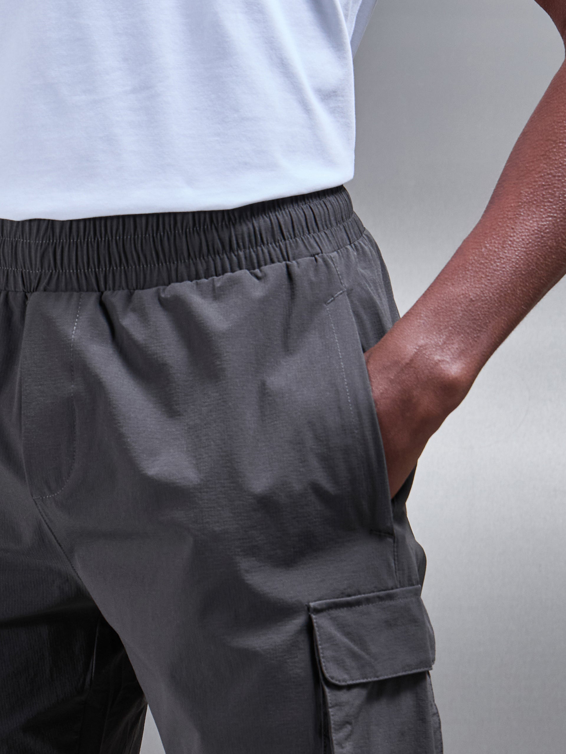 Utility Cargo Short in Grey