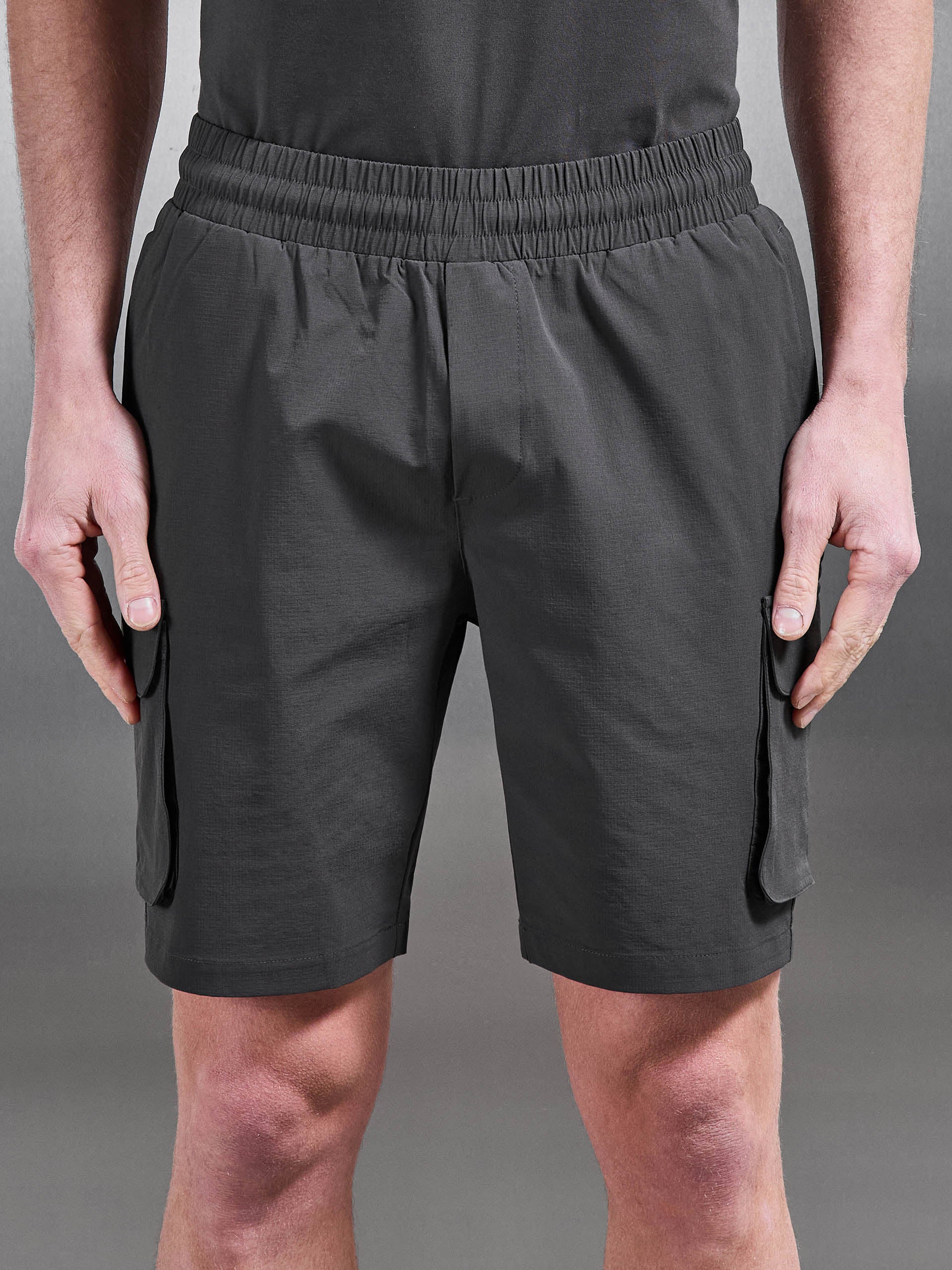 Utility Cargo Short in Grey