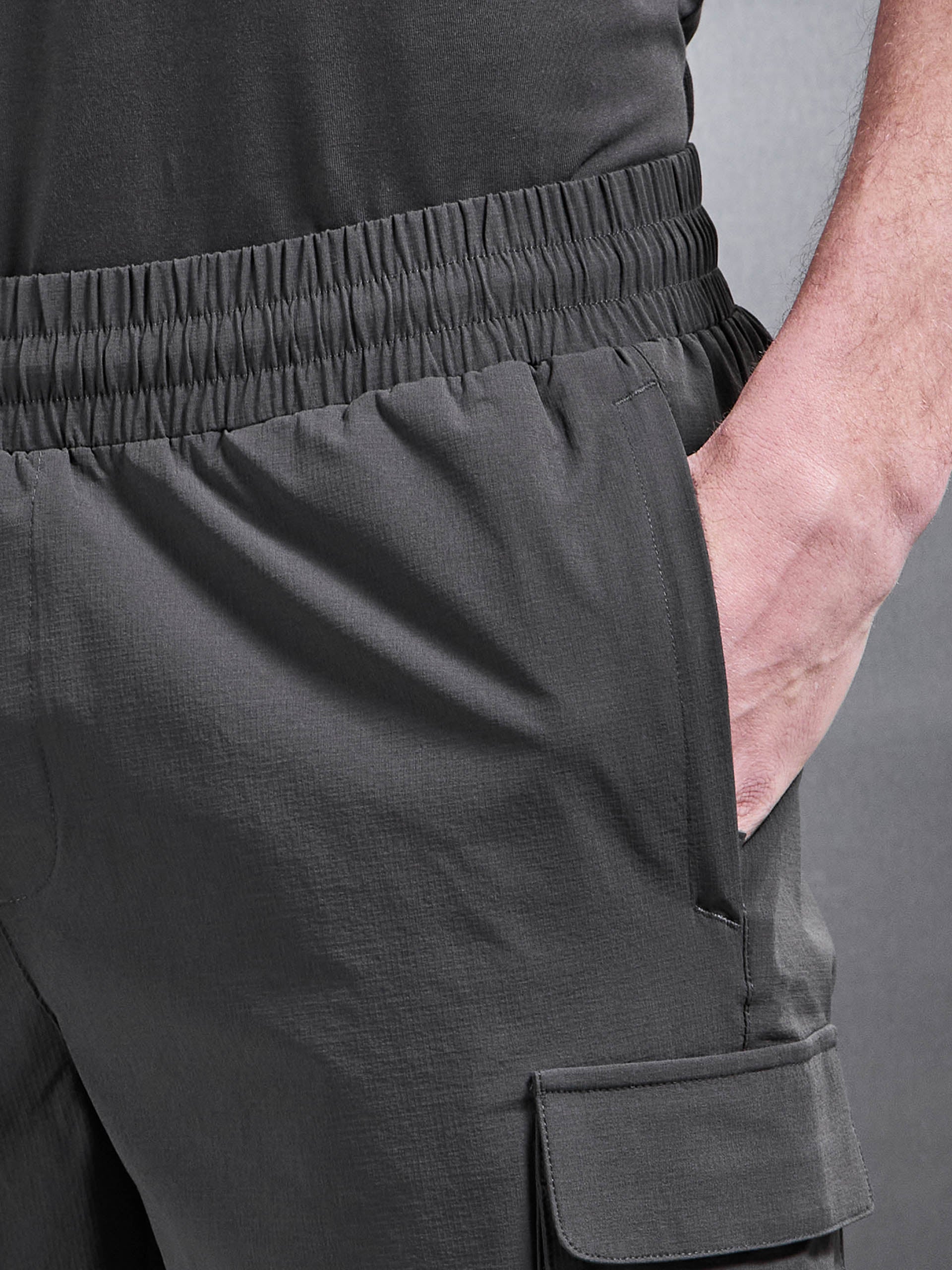 Utility Cargo Short in Grey