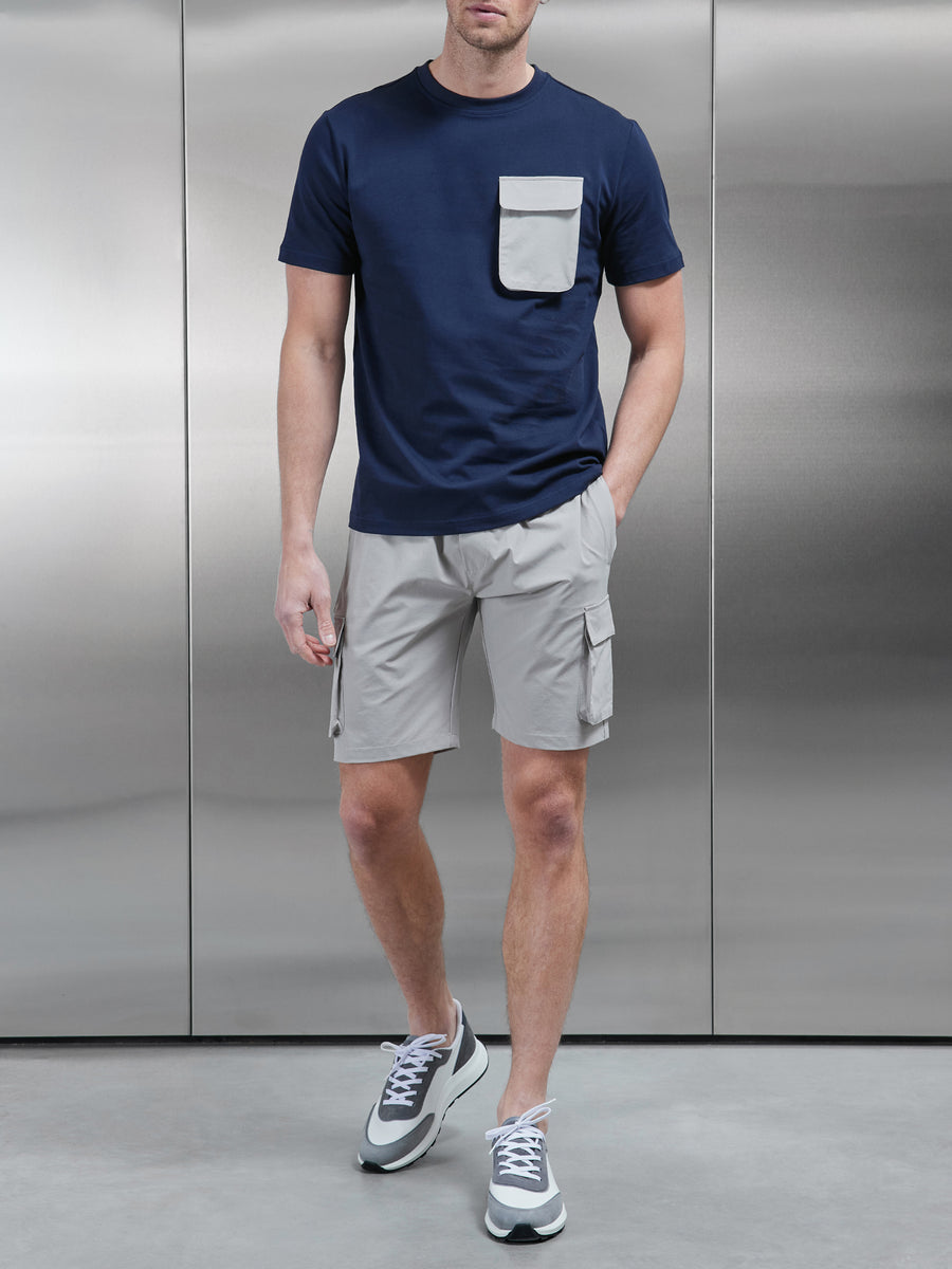 Utility Cargo Short in Stone