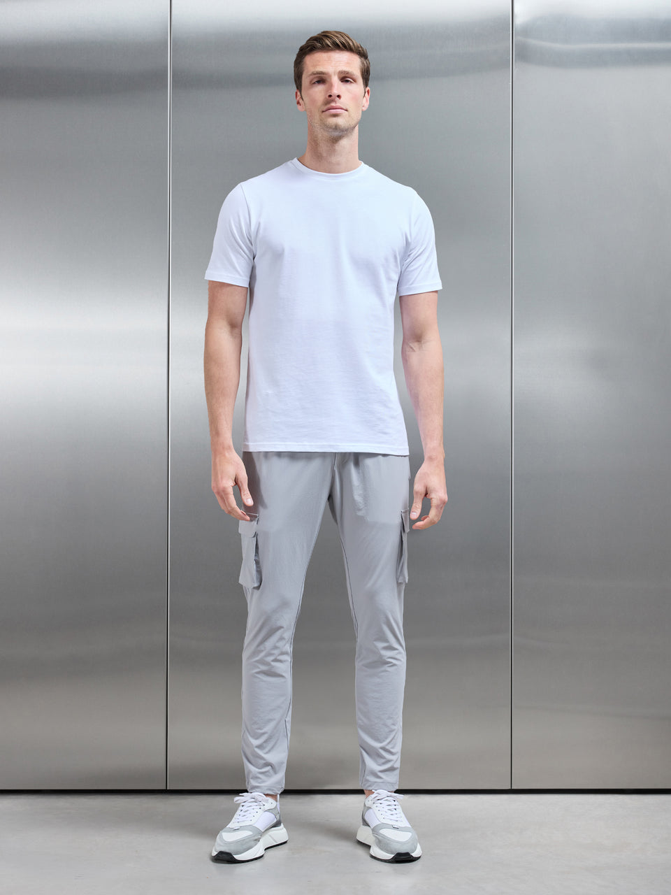 Utility Cargo Pant in Mid Grey