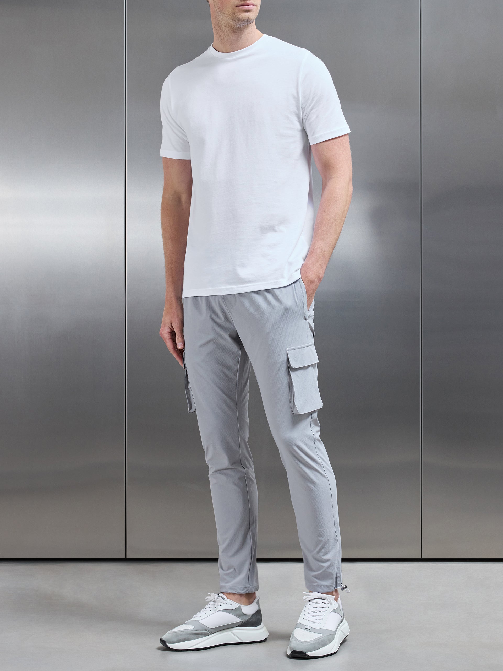 Utility Cargo Pant in Mid Grey