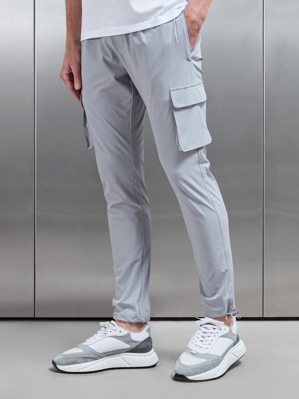 Utility Cargo Pant in Mid Grey