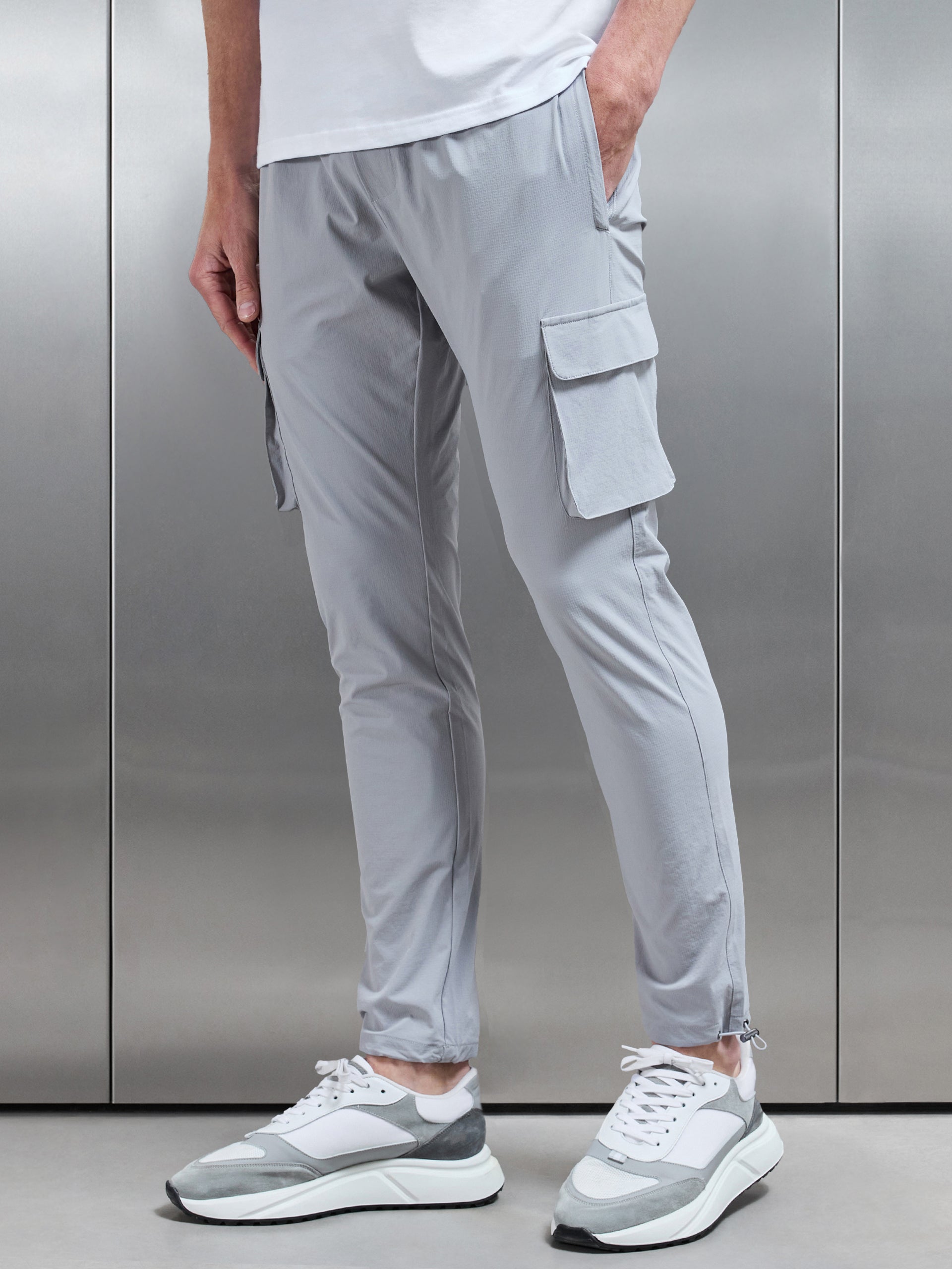 Utility Cargo Pant in Mid Grey