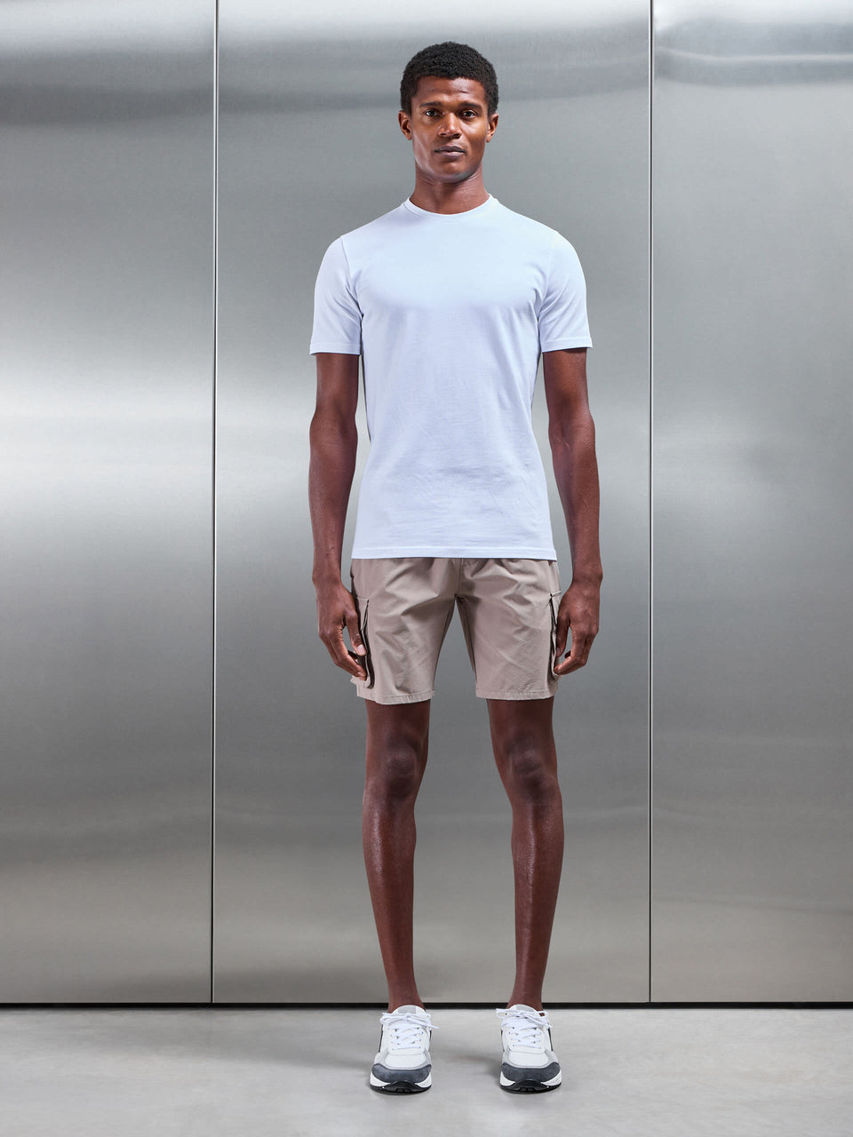 Utility Cargo Short in Taupe