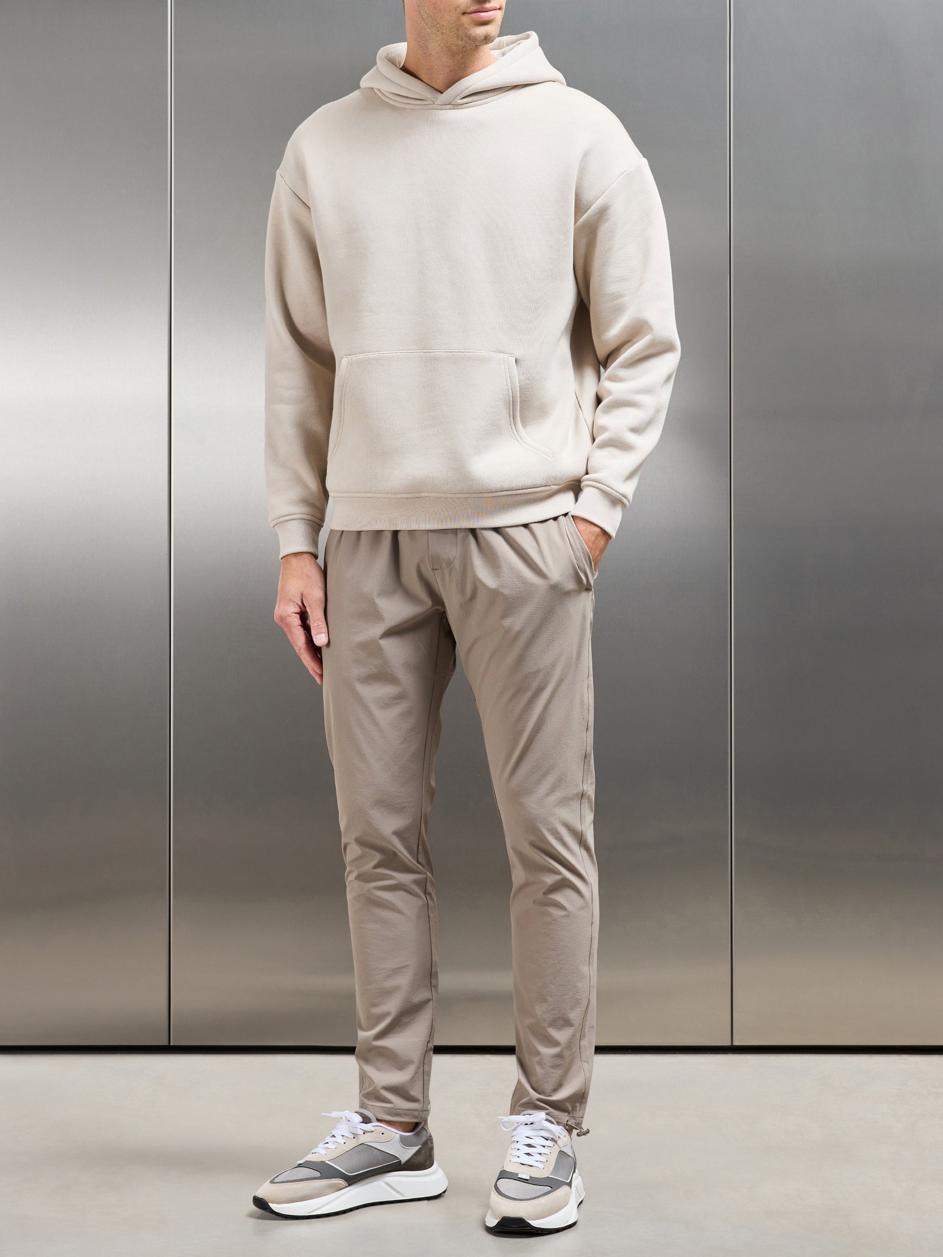 Utility Trackpant in Taupe