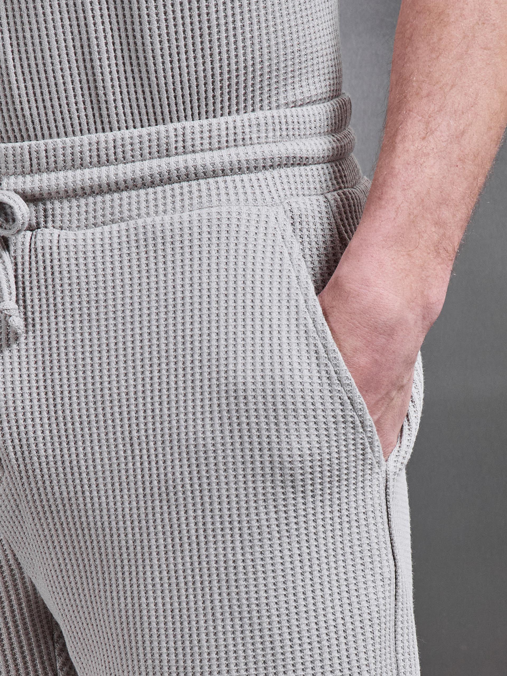 Waffle Relaxed Short in Stone