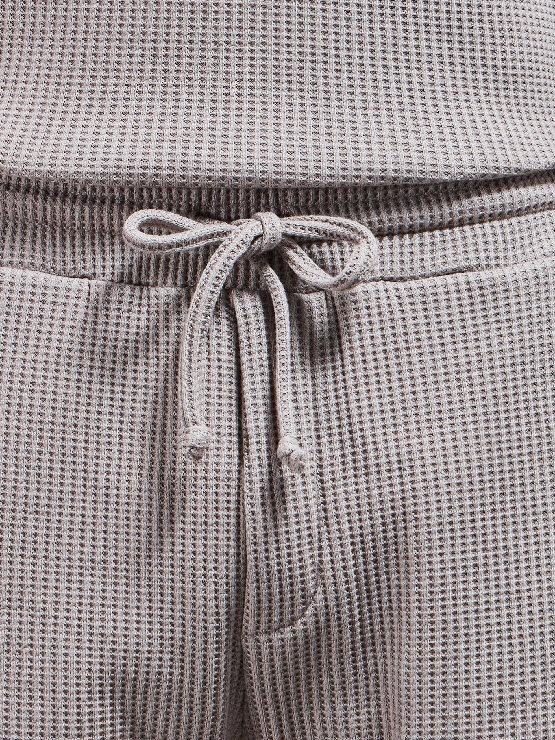 Waffle Relaxed Short in Taupe