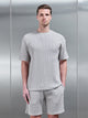 Waffle Relaxed T-Shirt in Stone