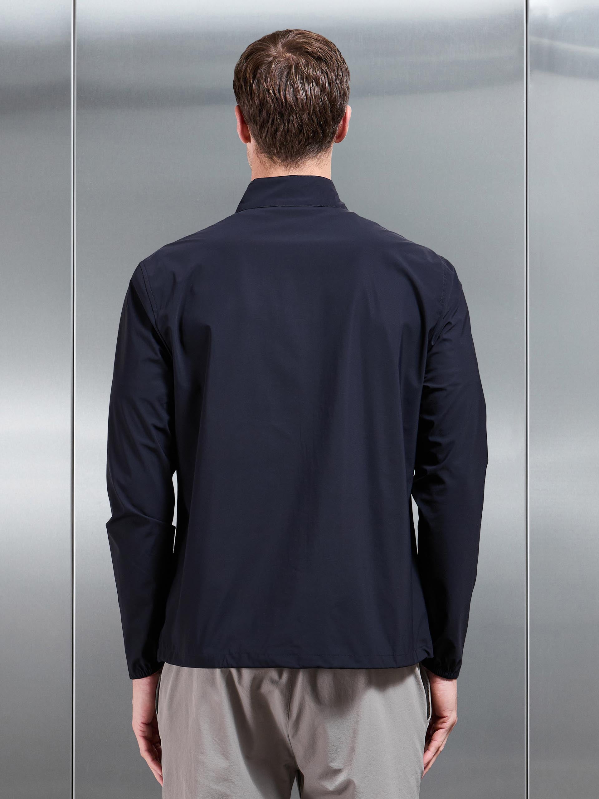 Water Repellent Cargo Jacket in Navy