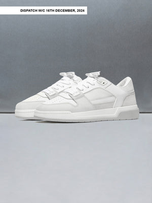 Basket Trainer in White Grey