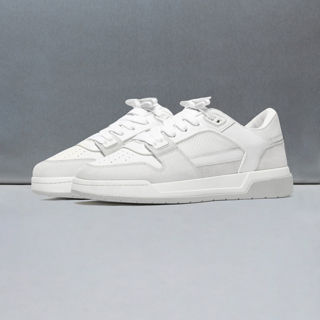 Basket Trainer in White Ice