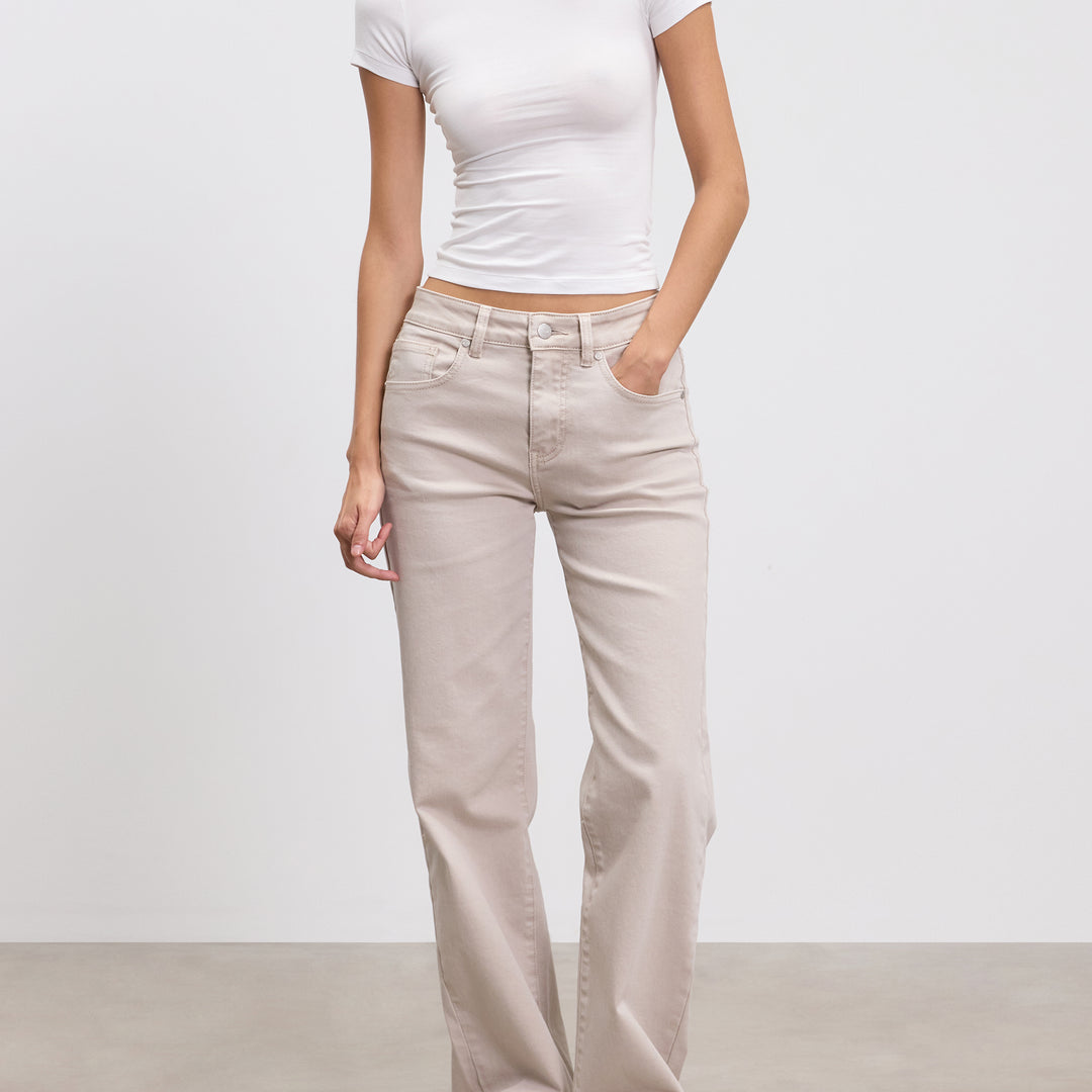 Womens Cotton Jersey T-Shirt in White