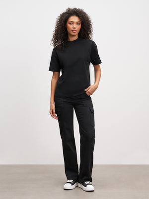 Womens Relaxed T-Shirt in Black