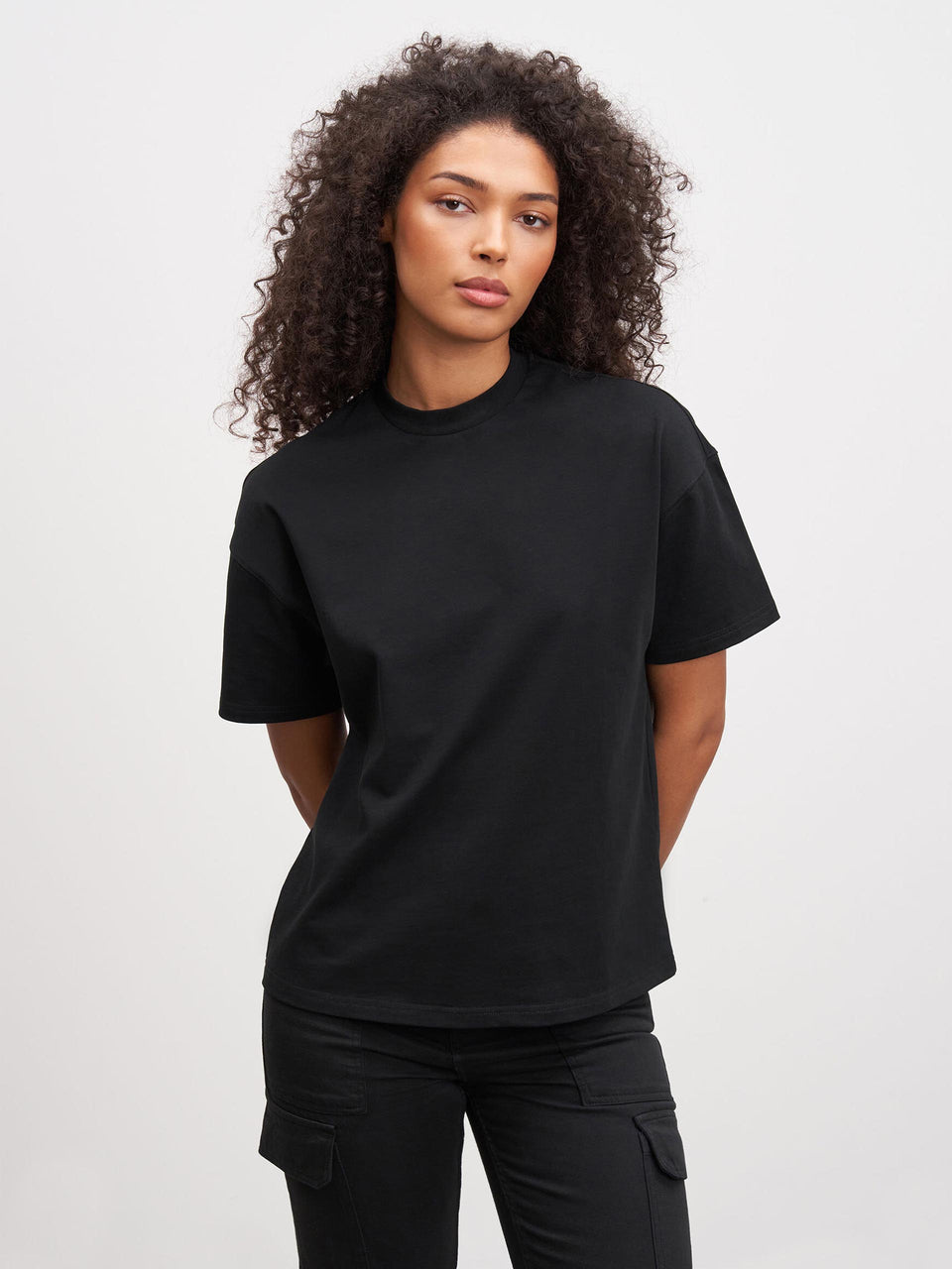 Womens Relaxed T-Shirt in Black
