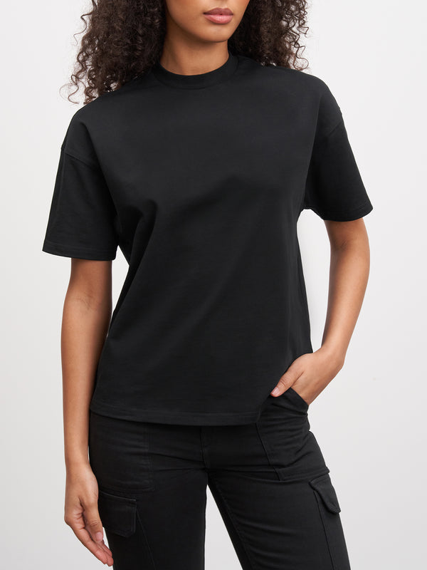 Womens Relaxed T-Shirt in Black