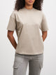 Womens Relaxed T-Shirt in Stone