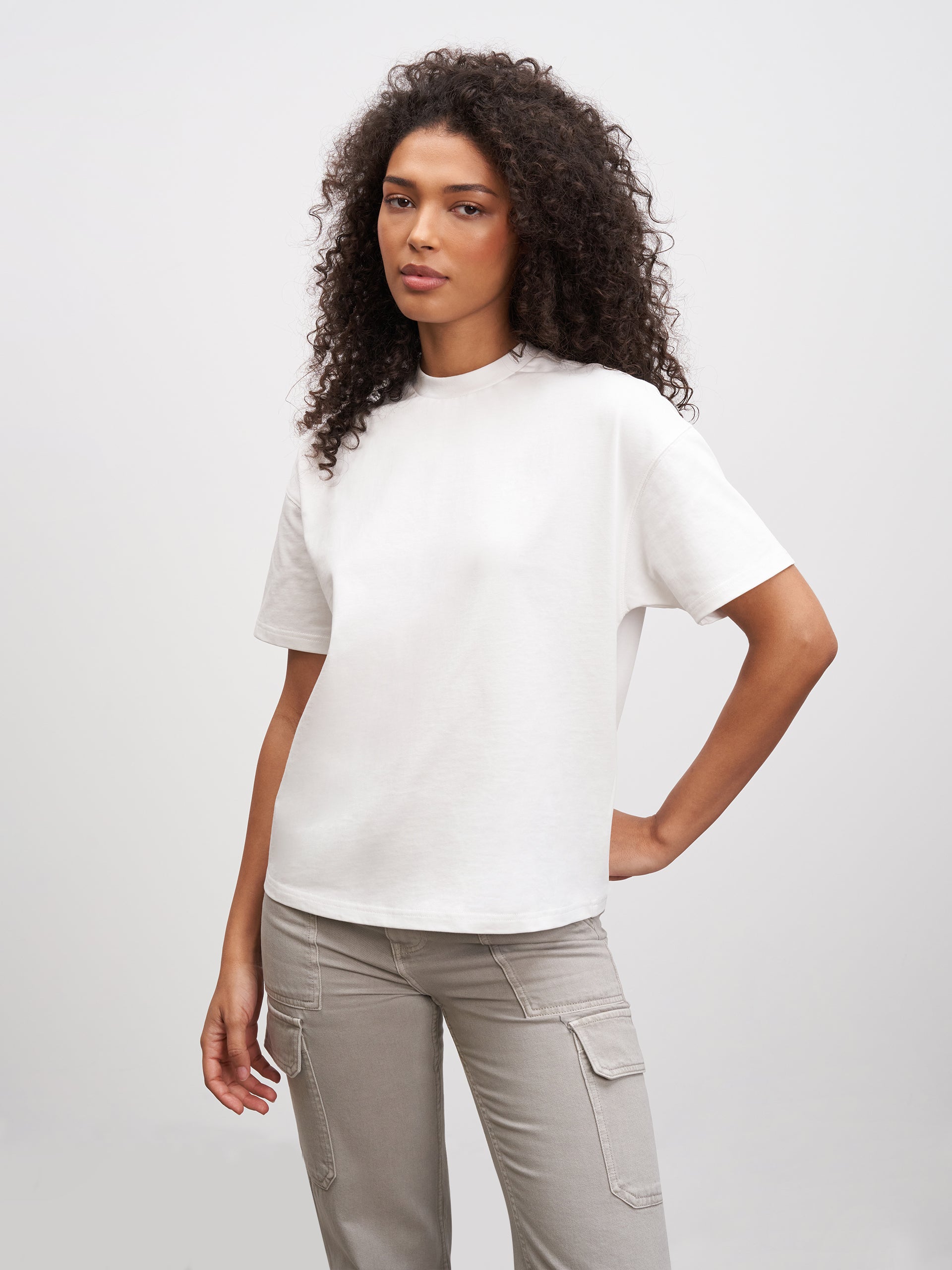 Womens Relaxed T-Shirt in White