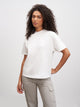 Womens Cotton Jersey Long Sleeve T-Shirt in White