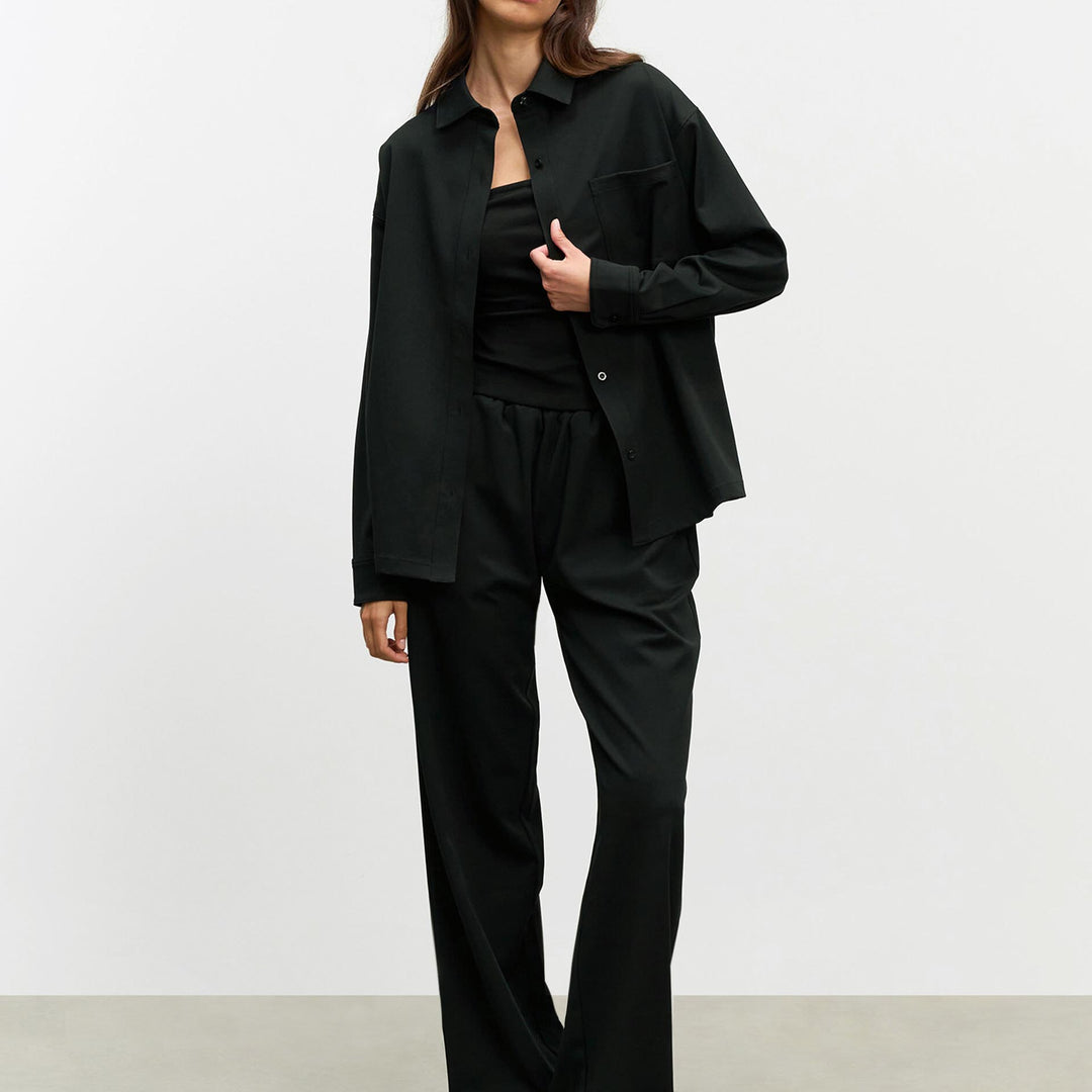 Womens Pull On Trouser in Black
