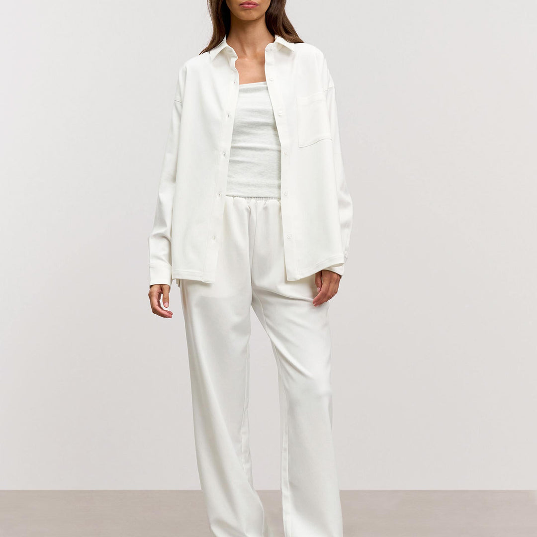 Womens Relaxed Shirt in White