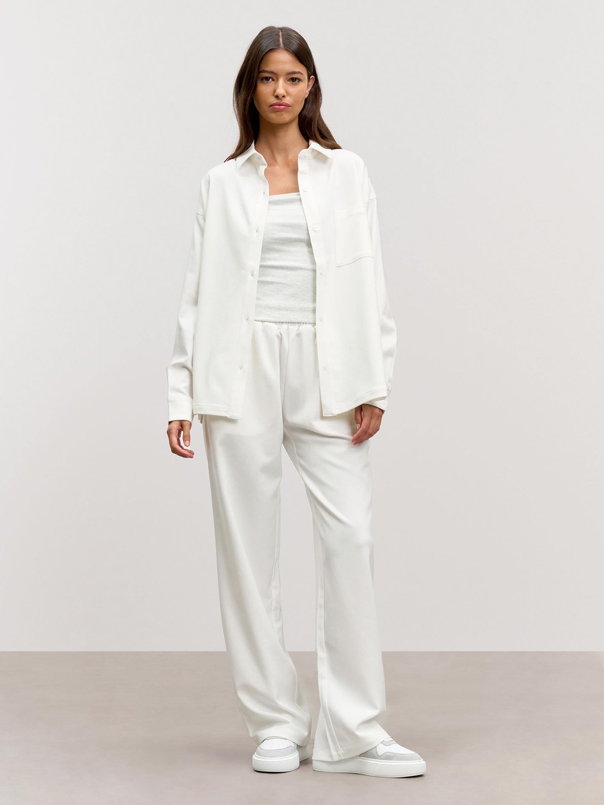Womens Relaxed Shirt in White